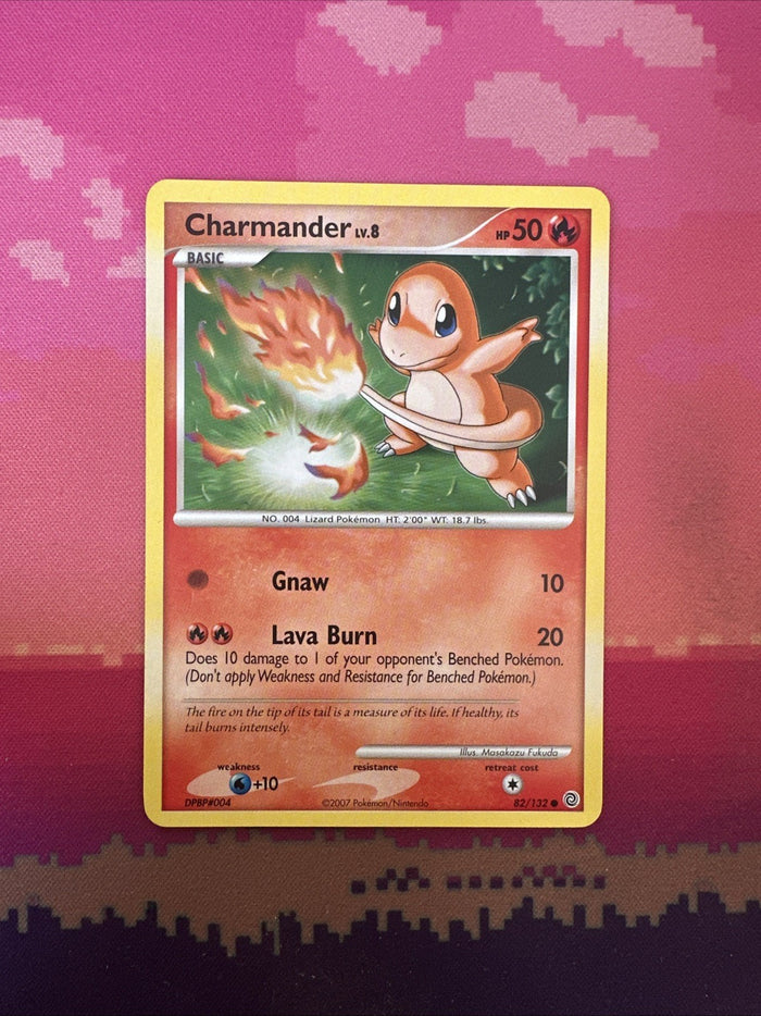 Pokemon Card Charmander Secret Wonders Common 82/132 Near Mint