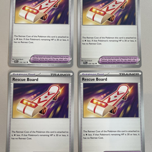 Pokemon Rescue Board - 159/162 - Temporal Forces - Trainer Playset NM