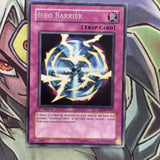 EEN-EN049 Hero Barrier Rare MISPRINT SHIFTED NAME 1st Edition NM Yugioh Card