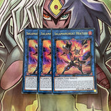 SDSB-EN040 x3 Salamangreat Heatleo Ultra Rare Excellent Condition Yugioh