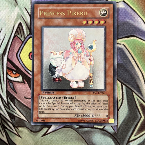 SOI-EN027 Princess Pikeru Ultimate Rare 1st Edition NM Yugioh Card