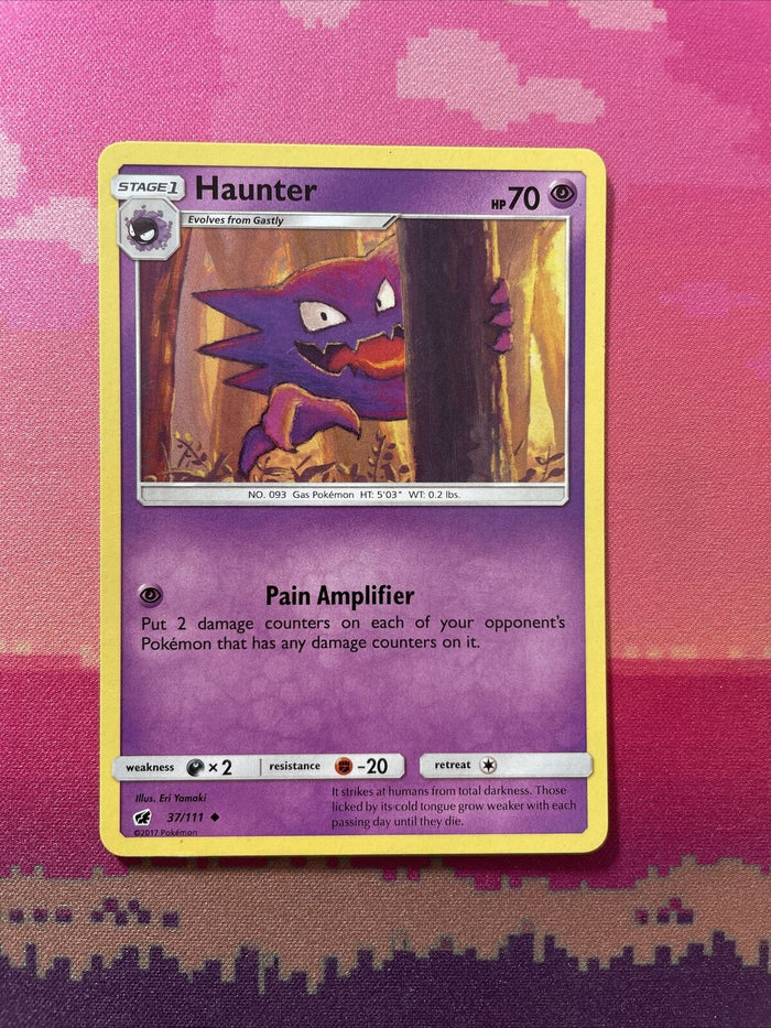 Pokemon Card Haunter Crimson Invasion Uncommon 37/111 Near Mint