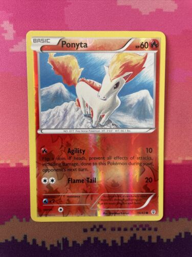 Pokemon Card Ponyta Generations Reverse Holo 14/83 Near Mint