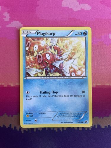 Pokemon Card Magikarp Legendary Treasures Common 30/113 Near Mint