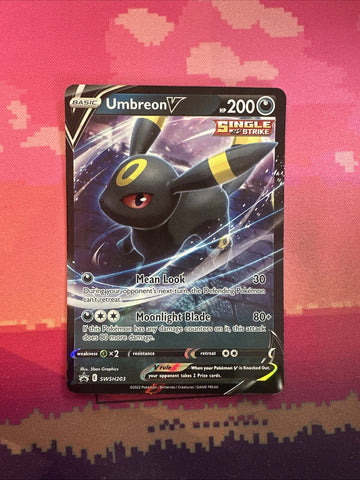 Pokemon Card Umbreon V SWSH203 Black Star Promo Near Mint