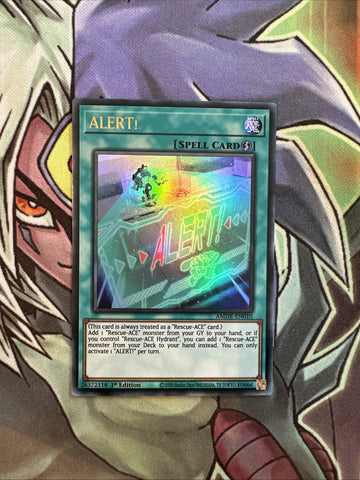 AMDE-EN010 Alert! Ultra Rare 1st Edition NM Yugioh Card