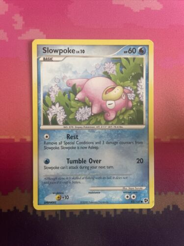 Pokemon Card Slowpoke Great Encounters Common 82/106 Near Mint