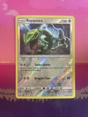 Pokemon Card Rayquaza Guardians Rising Reverse Holo Rare 106/145 Near Mint