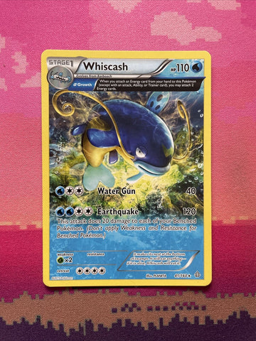 Pokemon Card Whiscash Primal Clash Rare 41/160 Near Mint