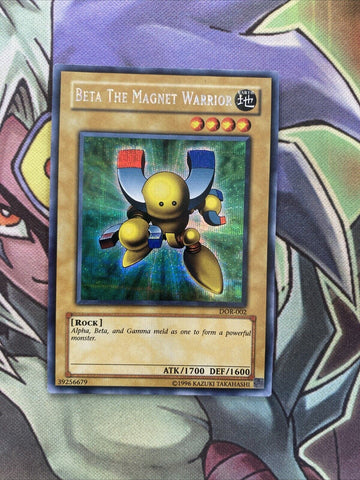 DOR-002 Beta The Magnet Warrior Secret Rare Unlimited Edition NM Yugioh Card