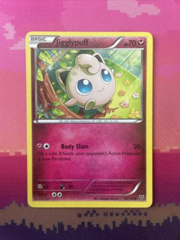 Pokemon Card Jigglypuff XY Base Set Common 88/146 Near Mint
