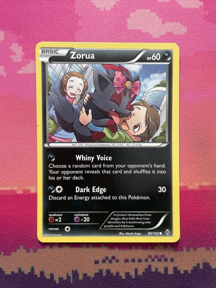 Pokemon Card Zorua Breakthrough Common 90/162 Near Mint