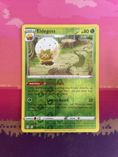 Pokemon Card Eldegoss Evolving Skies Reverse Holo Rare 016/203 Near Mint