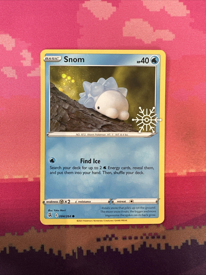 Pokemon Card Snom Advent Calendar Cosmo Holo 084/264 Near Mint