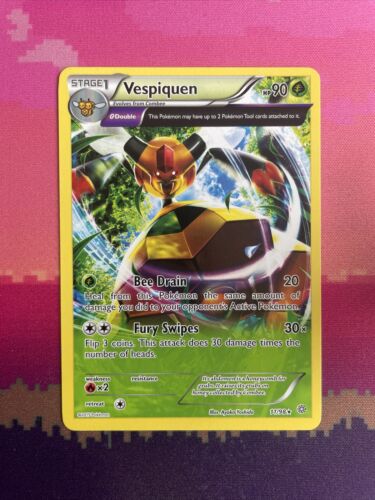 Pokemon Card Vespiquen Ancient Origins Rare 11/98 Near Mint