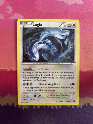 Pokemon Card Lugia Fates Collide Cracked Ice Holo 78/124 Near Mint