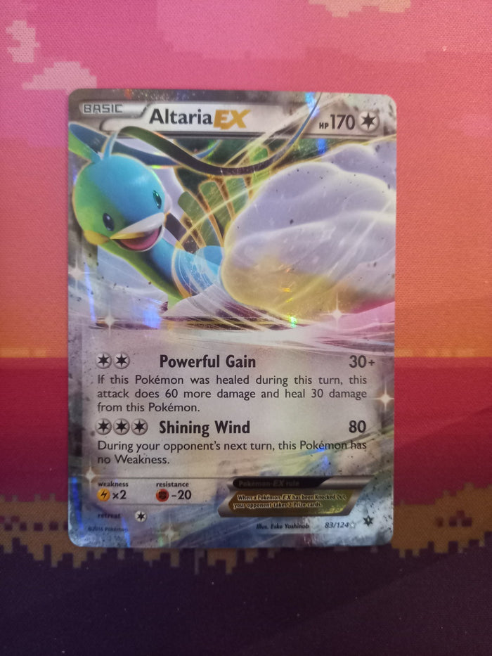 Pokemon Card Altaria EX 83/124 Ultra Rare Fates Collide Near Mint