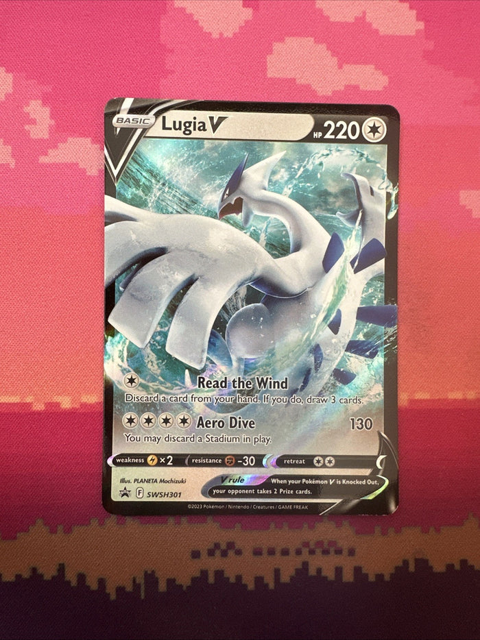 Pokemon Card Lugia V SWSH301 Black Star Promo Near Mint