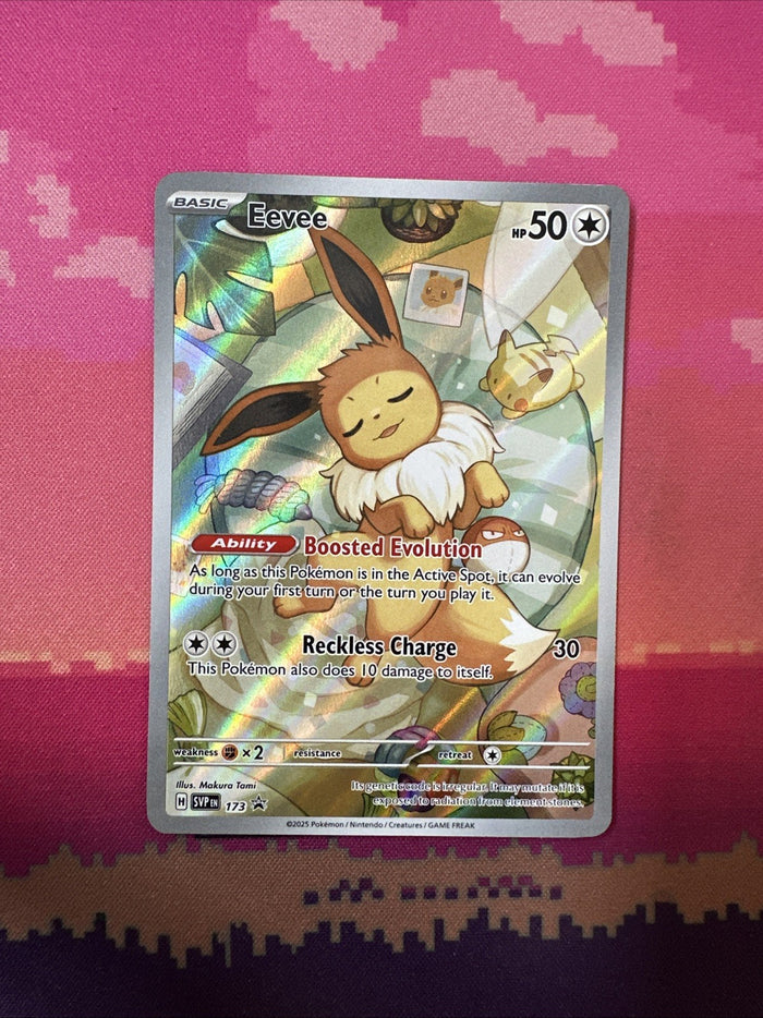 Pokemon Card Eevee 173 Black Star Promo Near Mint