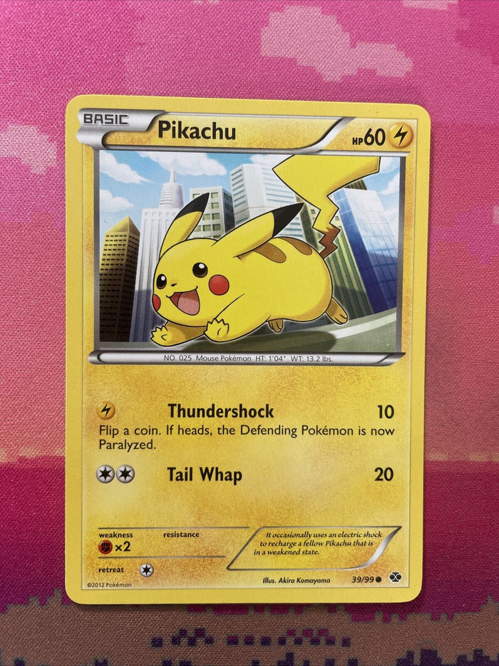 Pokemon Card Pikachu Next Destinies Common 39/99 Near Mint