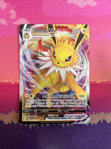 Pokemon Card Jolteon VMAX 051/203 Ultra Rare Evolving Skies Near Mint