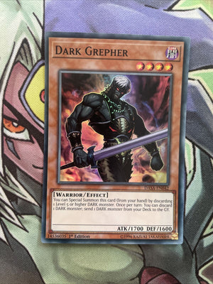 DASA-EN042 Dark Grepher Super Rare 1st Edition NM Yugioh Card