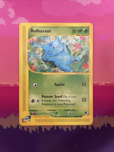 Pokemon Card Bulbasaur Expedition Common 94/165 Near Mint
