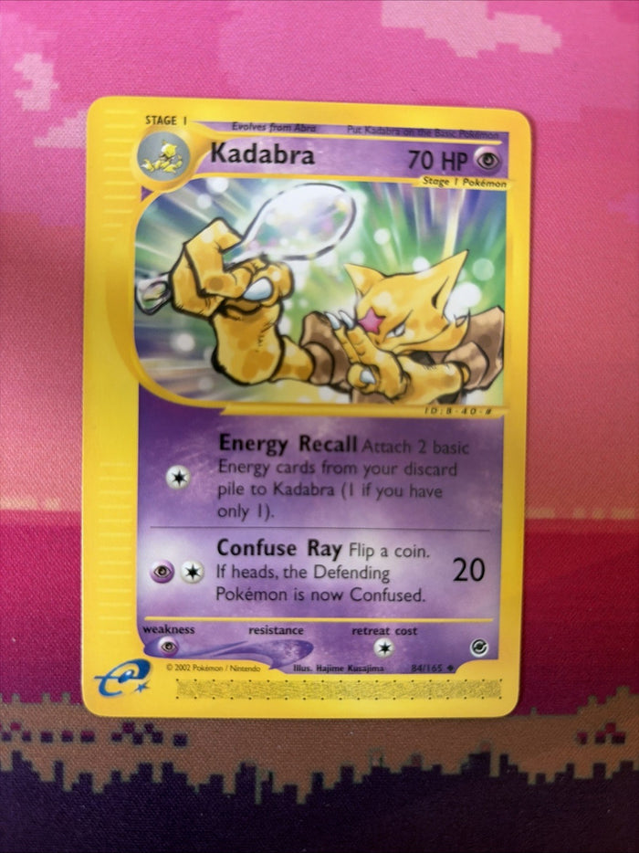 Pokemon Card Kadabra Expedition 84/165 Near Mint