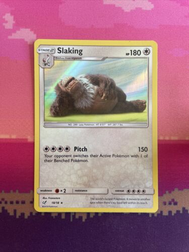 Pokemon Card Slaking Detective Pikachu Holo Rare 18/18 Near Mint
