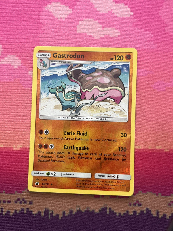Pokemon Card Gastrodon Crimson Invasion Reverse Holo 54/111 Near Mint