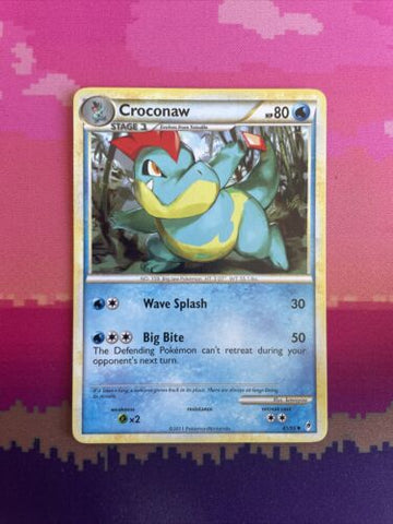 Pokemon Card Croconaw Call Of Legends Uncommon 41/95 Near Mint