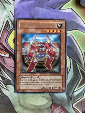 CSOC-EN009 Morphtronic Boomboxen Rare Unlimited Edition NM Yugioh Card