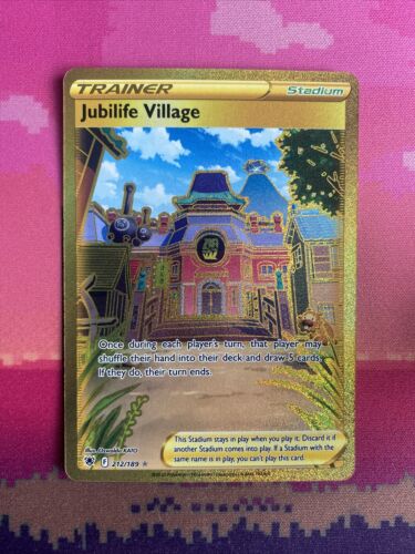 Pokemon Card Jubilife Village 212/189 Secret Rare Astral Radiance Near Mint