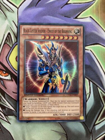 CT10-EN005 Black Luster Soldier - Envoy Of The Beginning Super Lim Ed Yugioh