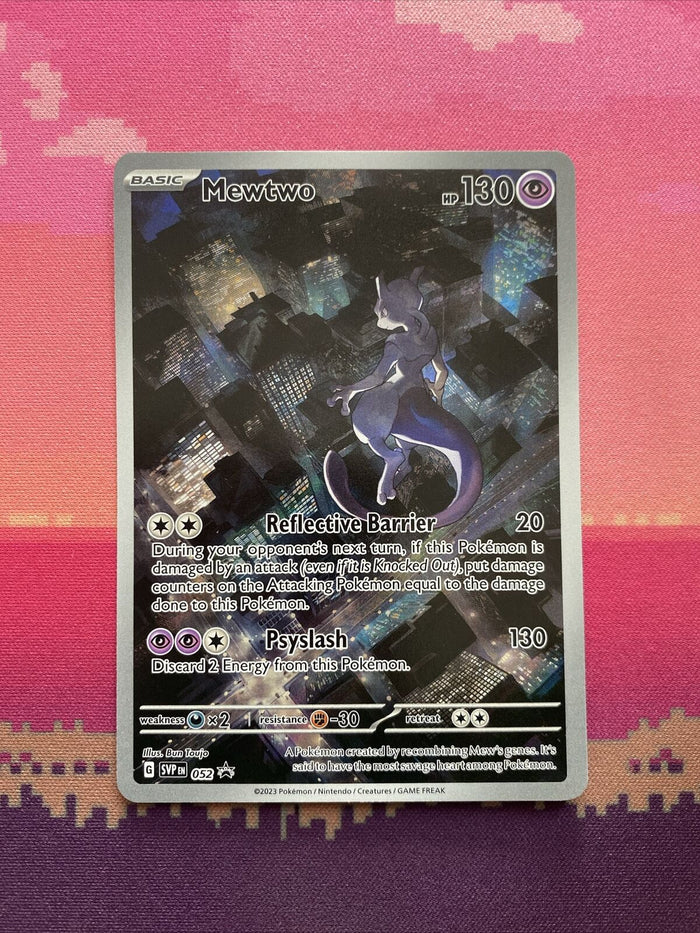Pokemon Card Mewtwo Black Star Promo 052 Near Mint