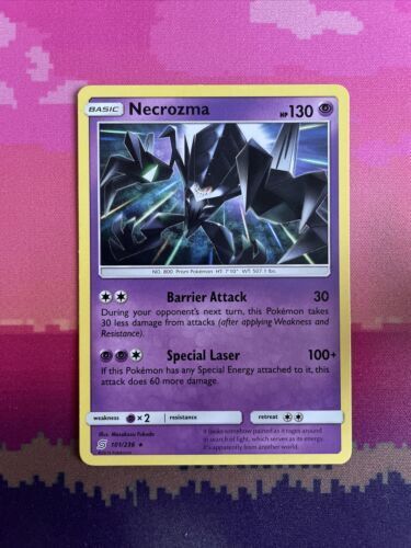 Pokemon Card Necrozma Unified Minds Rare 101/236 Near Mint