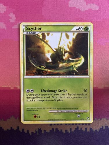 Pokemon Card Scyther Undaunted Uncommon 36/90 Near Mint