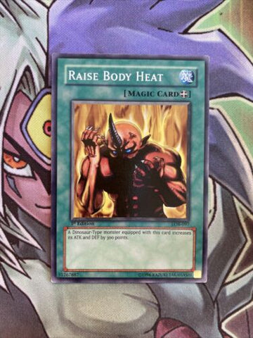 LOB-097 Raise Body Heat Common 1st Edition NM Yugioh Card