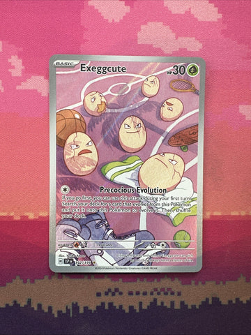 Pokemon Card Exeggcute 192/191 Illustration Rare Surging Sparks Near Mint
