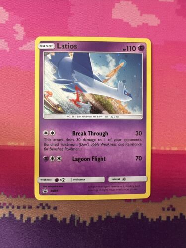 Pokemon Card Latios SM88 Black Star Promo Holo Near Mint