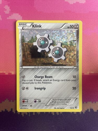 Pokemon Card Klink McDonald's 2011 Holo 10/12 Near Mint