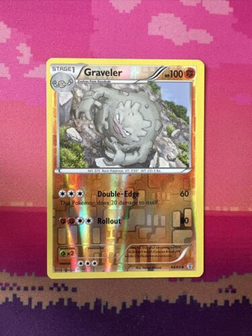 Pokemon Card Graveler Generations Reverse Holo Uncommon 44/83 Near Mint