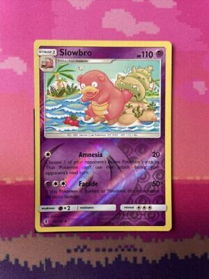 Pokemon Card Slowbro Guardians Rising Reverse Holo 49/145 Near Mint
