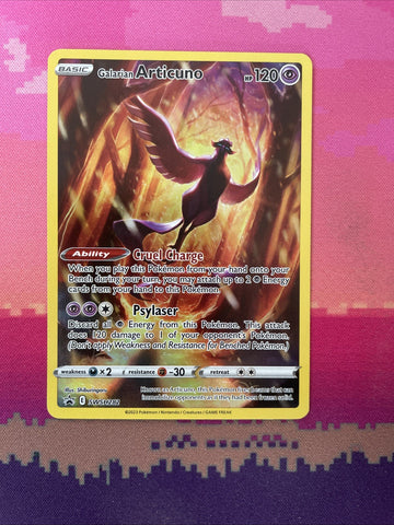 Pokemon Card Galarian Articuno SWSH282 Black Star Promo Near Mint