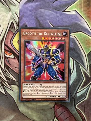 BLC1-EN016 Orgoth The Relentless Ultra Rare 1st Edition NM Yugioh Card