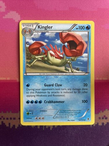 Pokemon Card Kingler Phantom Forces Uncommon 14/119 Near Mint