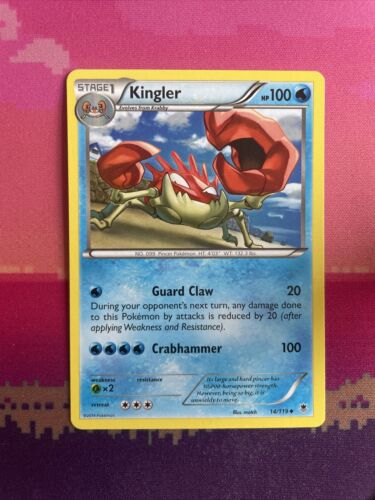Pokemon Card Kingler Phantom Forces Uncommon 14/119 Near Mint