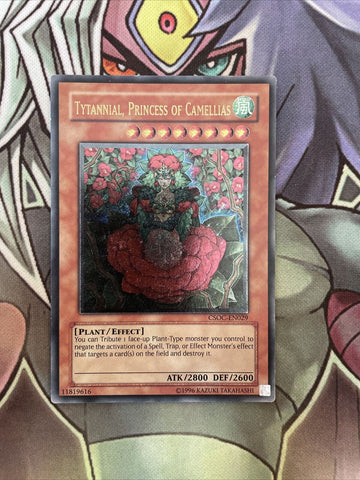 CSOC-EN029 Tytannial, Princess of Camellias Ultimate Rare UNL Edition NM Yugioh