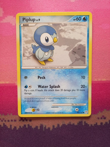 Pokemon Card Piplup Diamond & Pearl Common 93/130 Near Mint