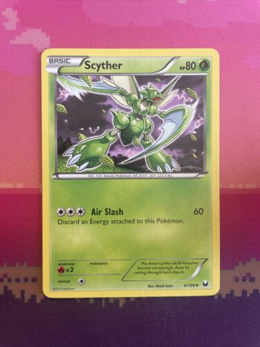 Pokemon Card Scyther Boundaries Crossed Uncommon 4/108 Near Mint